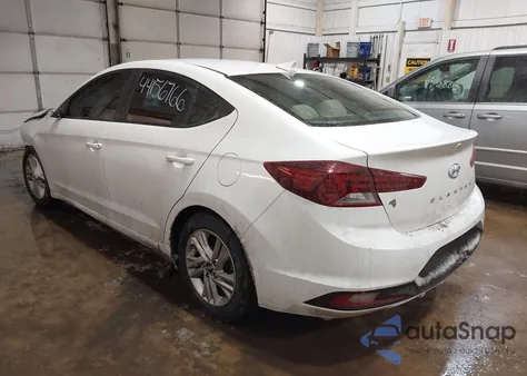 2019 Hyundai Elantra Sel z USA, uszkodzony, nr VIN 5NPD84LF3KH491669